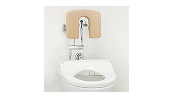 洗浄水栓付背もたれタイプオストメイト用トイレ